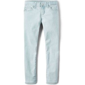 Girls Light Wash Super Skinny Jeans